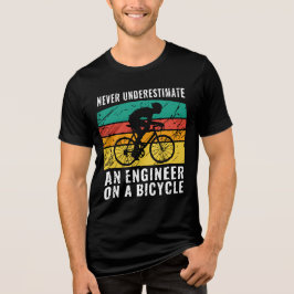 Funny Engineer Tee for Dad, Engineer Cyclist Gift