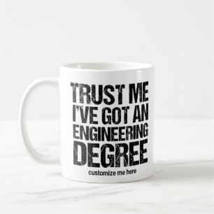 Funny Engineering Studenten Anpassningsbar Ingenj Kaffemugg