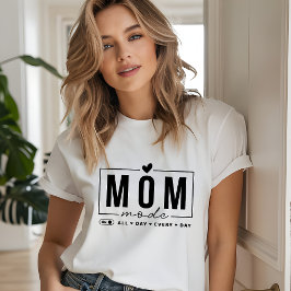 Funny enkel modern skripttypografi i Mamma-läge T Shirt