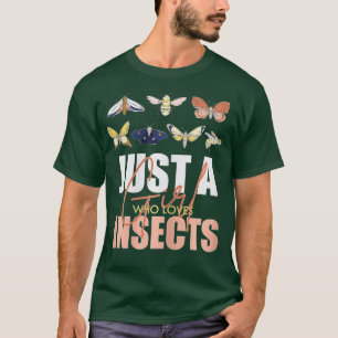 Funny Entomolog Insekt Kryp Identification Kärlek T Shirt