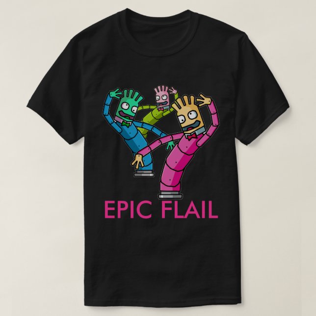 Funny Epic Flail T-shirt (Design framsida)