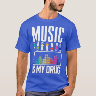 Funny Equalizer Music är min Drug Radio-design T Shirt