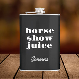 Funny Equestrian Black Horse Show Juice Fickplunta