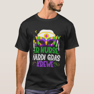 Funny Er Nurse Krewe Nursing Masks Mardi Gras Carn T Shirt