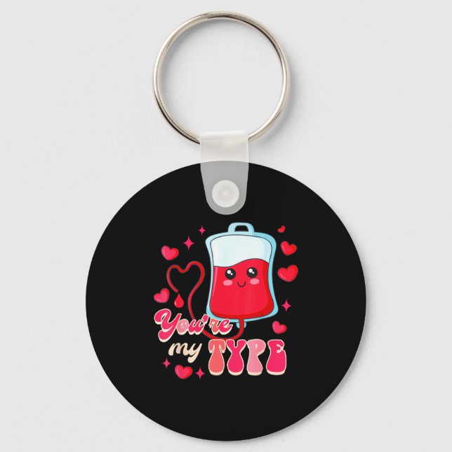 Funny Er Rn Nurse Nursing Valentine’s Day You're M Nyckelring (Framsida)