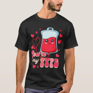 Funny Er Rn Nurse Nursing Valentines day Du är min T Shirt