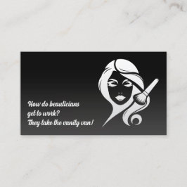 💅 Funny Esthetician Makeup Beautician Visitkort