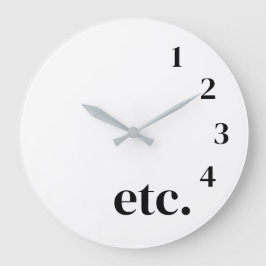 Funny etc. stor klocka