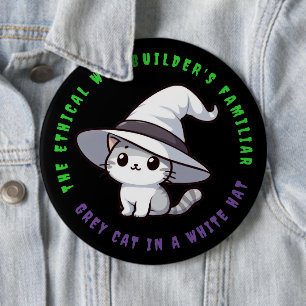 Funny etisk Webben Builder's Familiar White Hat Ca Knapp