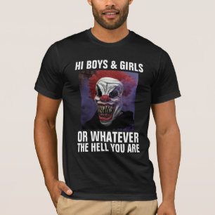 FUNNY EVIL CLOWN T SHIRTS