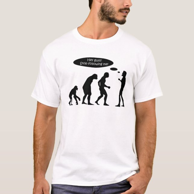 Funny Evolution T-Shirt (Framsida)