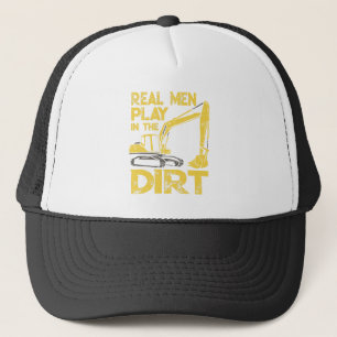 Funny Excavator Construction Keps