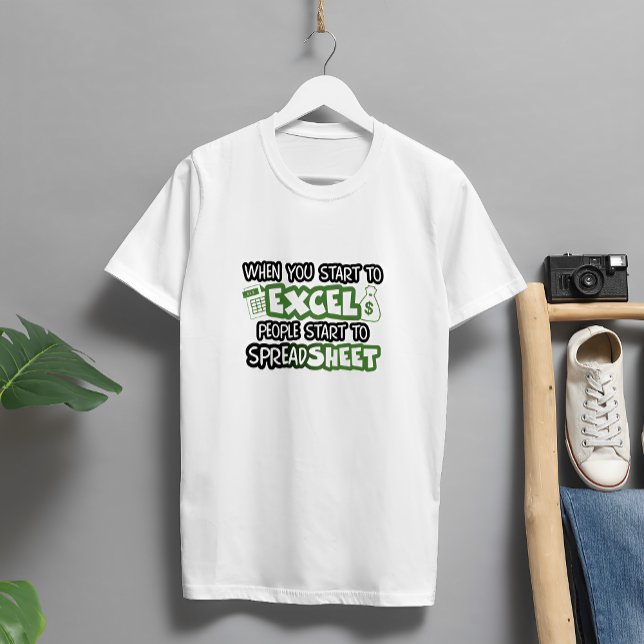 Funny Excel och kalkylblad T-Shirt (Skapare uppladdad)