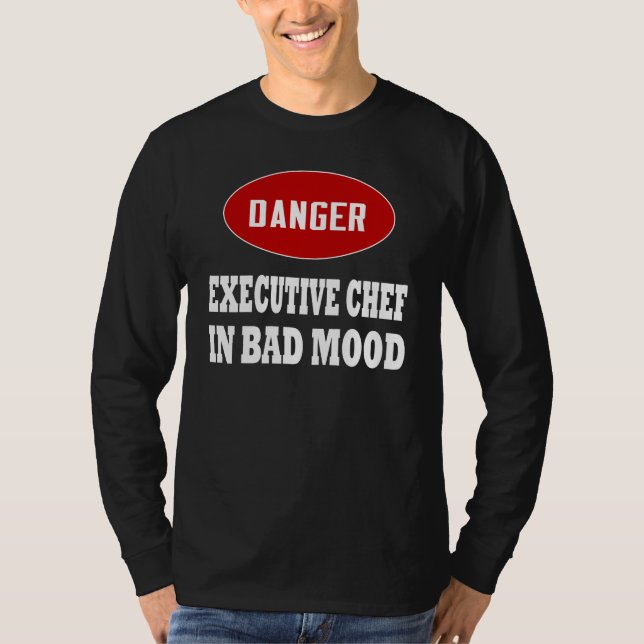 Funny Executive Chef Tee Shirt (Framsida)