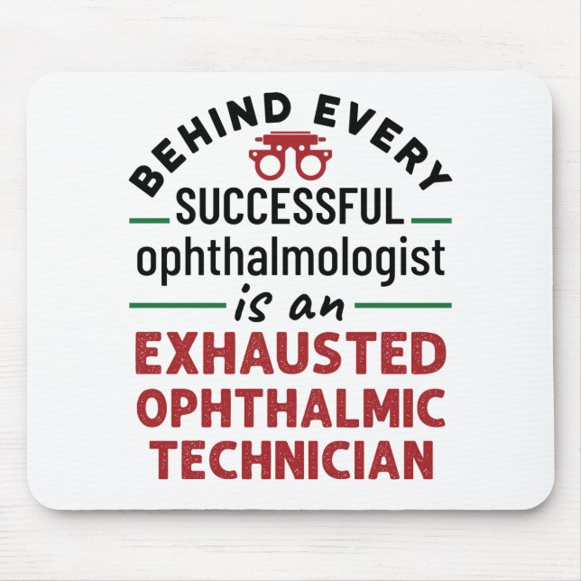 Funny Exhausted Ophthalmic Technician Musmatta (Framsidan)