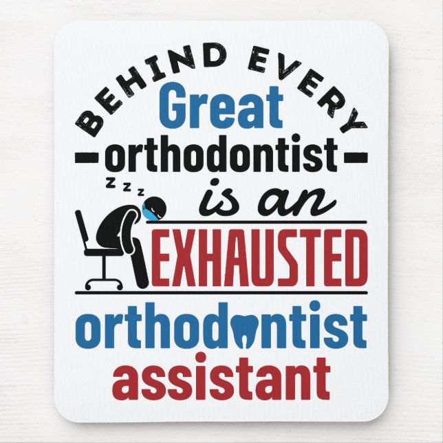 Funny Exhausted Orthodontist Assistant Musmatta (Framsidan)