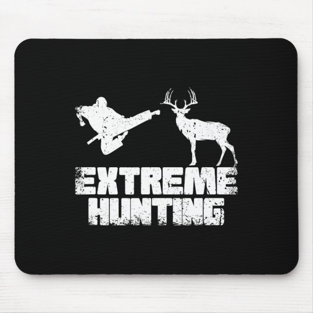Funny Extreme Hunting Hjort Karate Martial A Musmatta (Framsidan)