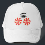 Funny Eye Candy Hat for Women Keps<br><div class="desc">Humorous Eye Candy trucker hat designed for women with a sense of humor. Whether hanging with friends, or just showing off your fun side, this hat delivers flair and personality. It's definitely a conversation starter and a great gift for ladies with a playful side. A stylish way to own the...</div>
