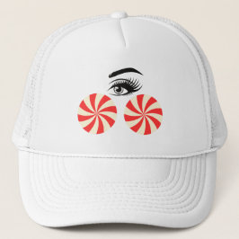 Funny Eye Candy Hat for Women Keps