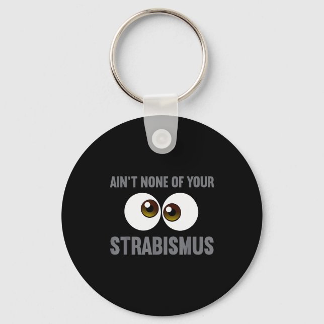 Funny Eye Surgeon Design For Men Women Strabismus  Nyckelring (Framsida)
