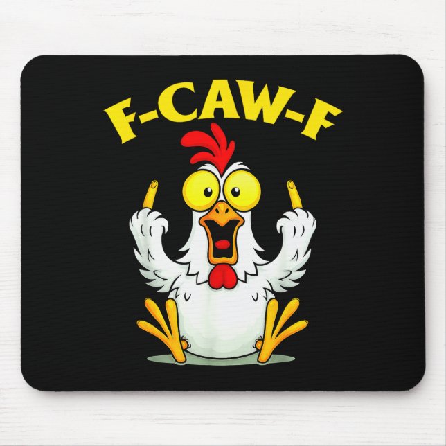 Funny F-caw-f Chicken Fcawf Chicken  Musmatta (Framsidan)