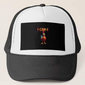 Funny F Caw F Chicken Gothic Vintage Style Keps