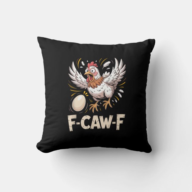 Funny F Caw F Hen Creative Casual Style Kudde (Framsida)