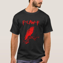 Funny F-Caw-F Red Kråka Raven Pun