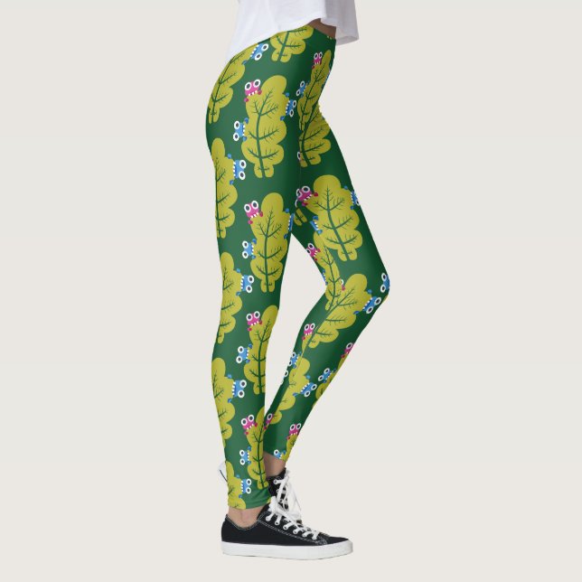 Funny fabrik älskare leggings (Höger)