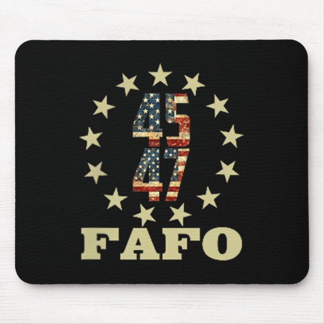 Funny Fafo Trump Photo Musmatta (Framsidan)