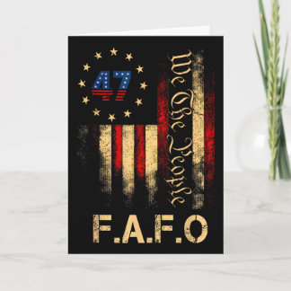 Funny Fafo Trump Shirt President 47 Trump Fafo Ame Kort