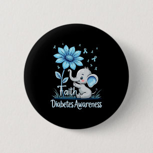 Funny Faith Elephant Sunros Ribbon Diabetes Awa Knapp