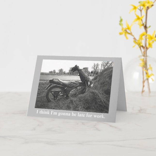 FUNNY/FAKE accident/customizable text Card Kort (Gul blomma)