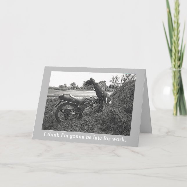 FUNNY/FAKE accident/customizable text Card Kort (Framsida)