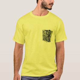 Funny Fake Pocket-glasögon i fickskjortans utformn T Shirt