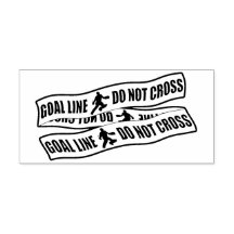 Funny Fält Hockey Goalie Anpassningsbar Frimärke