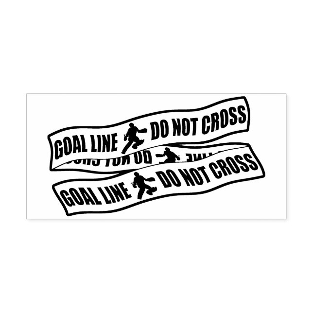 Funny Fält Hockey Goalie Anpassningsbar Frimärke Självfärgande Stämpel (Design)