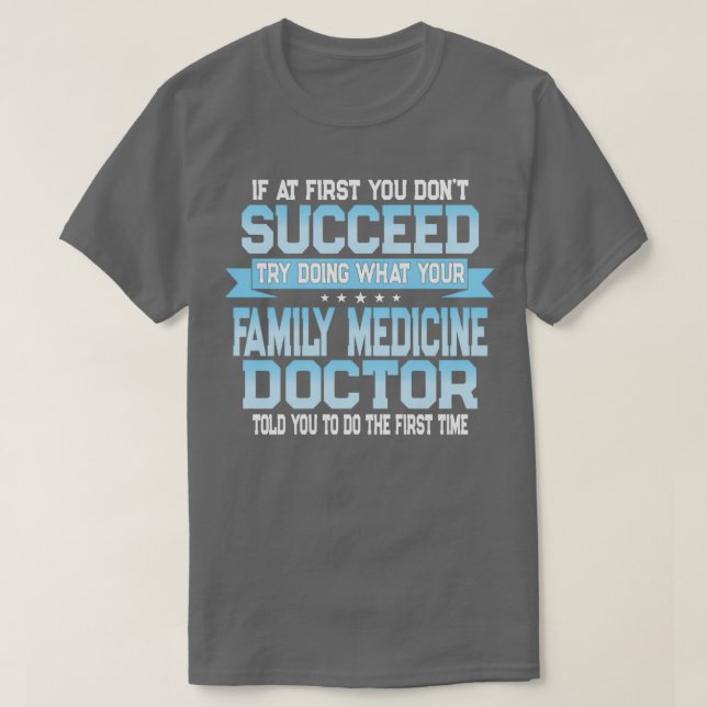 Funny Family Medicine Quote T Shirt (Design framsida)