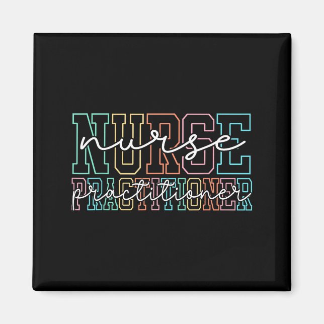 Funny Family Nurse Practitioner Np Nursing Day Nur Magnet (Framsidan)