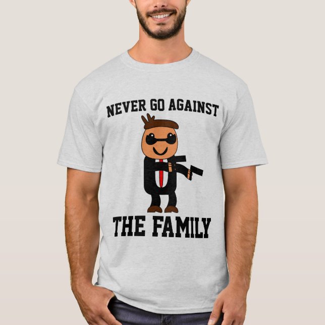 FUNNY FAMILY REUNION T-Shirts, Anpassa den T Shirt (Framsida)
