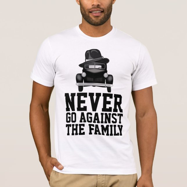 Funny Family Reunion T-Shirts mafia (Framsida)