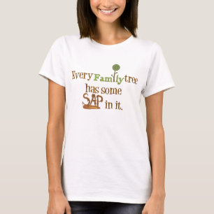Funny Family Träd Sap Tee