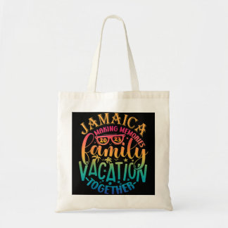 Funny Family Vacation Jamaica 2023 Skapar minnen Tygkasse
