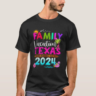 Funny Family Vacation Texas 2024 Skapar minnen T Shirt