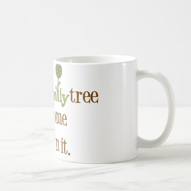 Funny FamilyTree Kaffemugg (Höger)