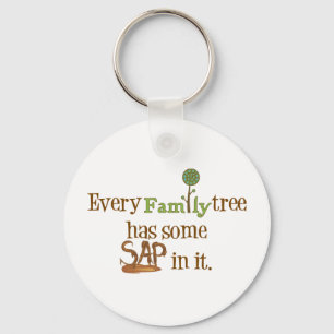 Funny FamilyTree Nyckelring