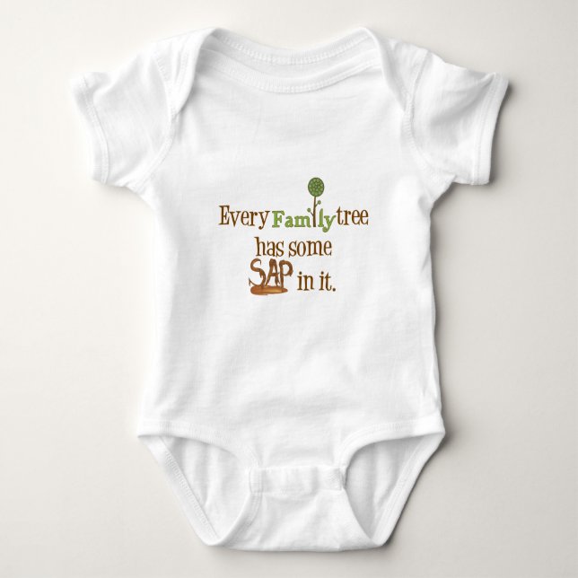 Funny FamilyTree T-shirt (Framsida)