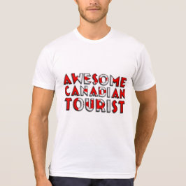 Funny Fantastisk Canadian Tourist Flagga Typograph Tröja