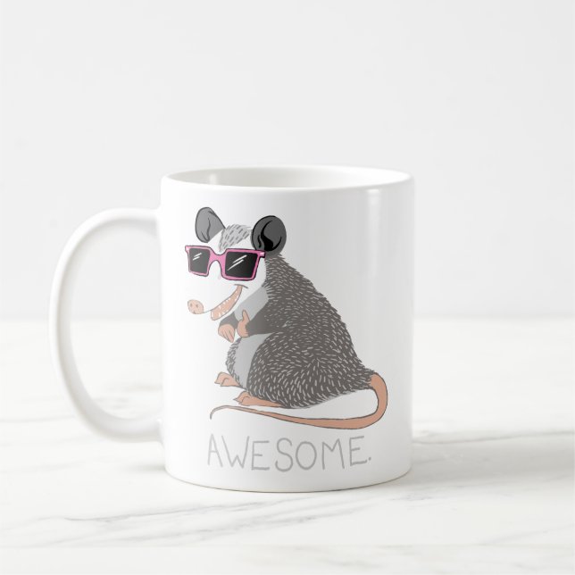 Funny Fantastisk Possum Kaffemugg (Vänster)