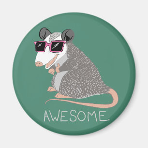 Funny Fantastisk Possum Magnet